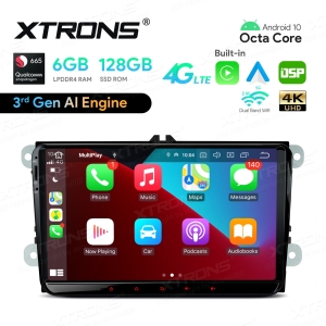 Radio VW,Skoda,Seat  Android 9 cali --Snapdragon 665 6GB/128GB 