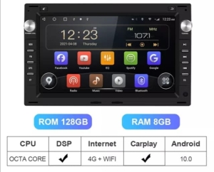 VW,SkodaSeat Nawigacja 7 cali  8 GB Passat ,Golf ,Sharan 