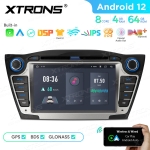 Radio Nawigacja Hyundai IX35/Tucson   Android 12 -8 Rdzeni 4GB 