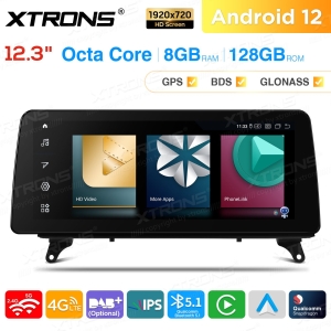 Radio Nawigacja 12.3 cala CIC  BMW X5 E70 /X6 E71 2011-2013r  8GB/128GB