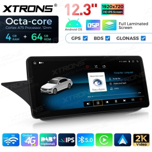 Radio Nawigacja 12.3 cala Mercedes E-klasa  W212 (2015-2016r)5.0-5.2 NTG  4GB/64GB Android 12