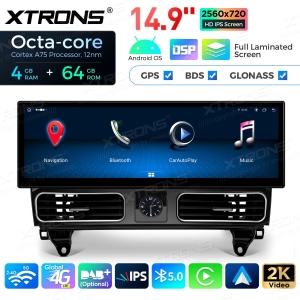 Radio Nawigacja Mercedes 14.9  ML/GL W166 X166 (2012-2015r)4.5-4.7  4GB/64GB Android 12 