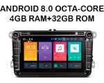 Radio Nawigacja VW,Skoda,Seat Android 8.0 DVD