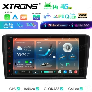 Audi A3 8 cali   Android 14 cali 8GB/128GB  Optyka-Coaxial