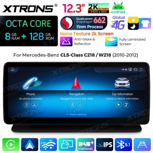 Mercedes CLS W218 (2010-2012r)  NTG 4.0 12.3 cala  8GB/128GB Android 14