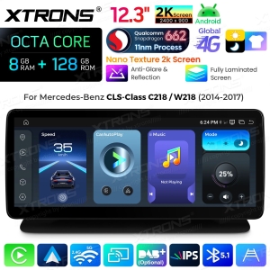 Mercedes CLS W218  (2014-2017rr)  NTG 5.0/5.1/5.2 12.3 cala  8GB/128GB Android 14